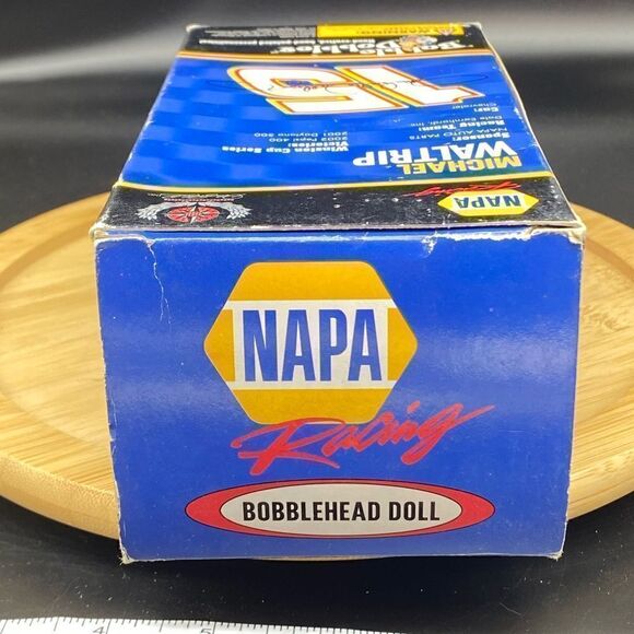 2002 bobble head doll of Michael Waltrip in NAPA NASCAR racing suit - Picture 6 of 8